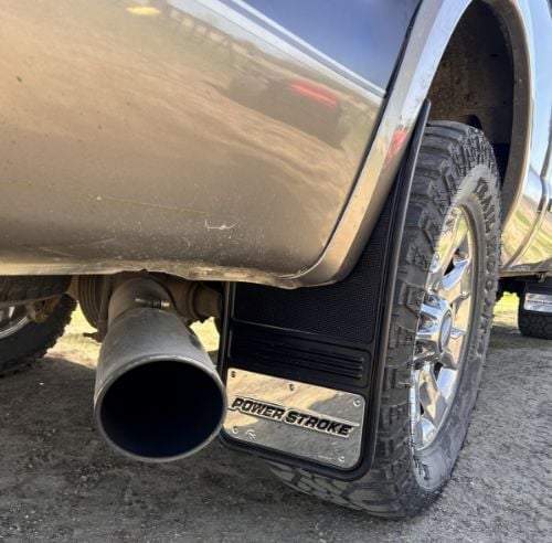 Truck Hardware Gatorback Power Stroke Mud Flaps - Set of 4 - Fits 1999-2016 Ford F-250/F-350 customer photo