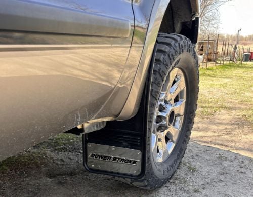Truck Hardware Gatorback Power Stroke Mud Flaps - Set of 4 - Fits 1999-2016 Ford F-250/F-350 customer photo