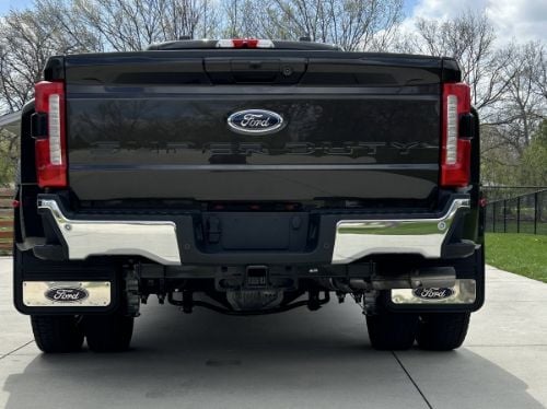 Truck Hardware Gatorback Blue Ford Oval Dually Mud Flaps - Set of 4 - Fits 2023-2026 Ford F-350 customer photo