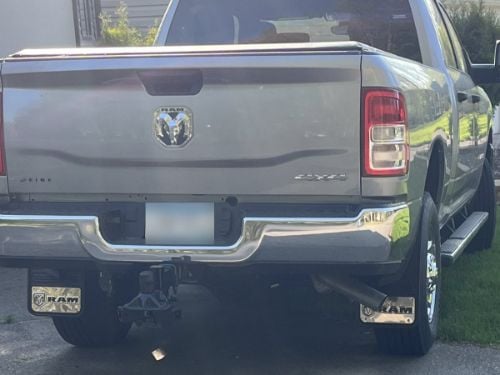 Truck Hardware Gatorback RAM Horizontal Mud Flaps - Rear Pair - Fits 2019-2026 RAM 2500/3500 customer photo