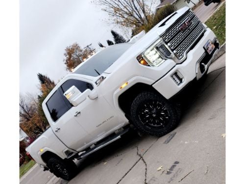 Truck Hardware Gatorback "Denali" Logo Mud Flaps - 14" Wide - Stainless Steel Brackets customer photo