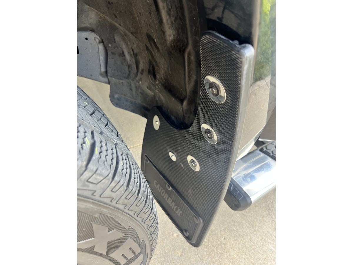 Truck Hardware Gatorback Laramie Longhorn Mud Flaps - Set of 4