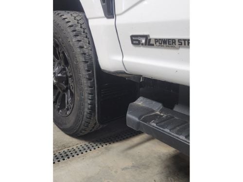 Truck Hardware Gatorback Black Plate Mud Flaps - Set of 4 - Fits 2023-2026 Ford F-250/F-350 customer photo