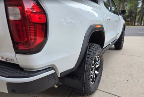 Truck Hardware Gatorback Rubber Mud Flaps - Set of 4 - 2023-2026 GMC Canyon customer photo
