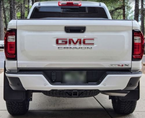 Truck Hardware Gatorback Rubber Mud Flaps - Set of 4 - 2023-2026 GMC Canyon customer photo
