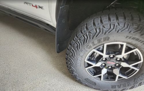 Truck Hardware Gatorback Rubber Mud Flaps - Set of 4 - 2023-2026 GMC Canyon customer photo