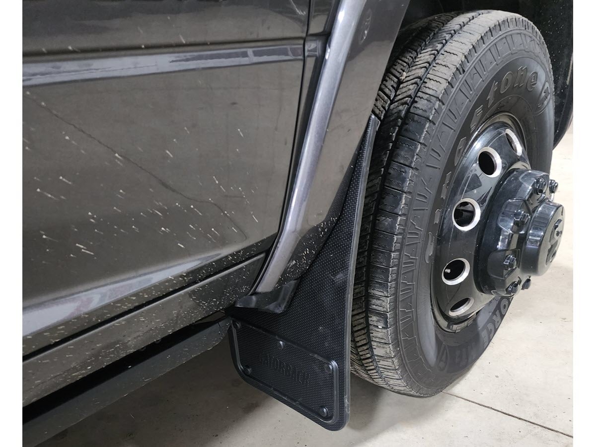Truck Hardware Gatorback Rubber Mud Flaps - Set of 4 - Fits 2009