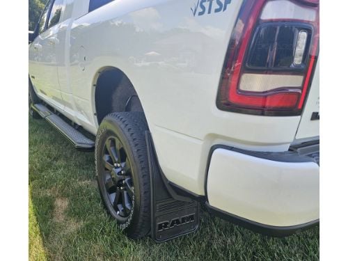 Truck Hardware Gatorback Anodized RAM Text Mud Flaps - Set of 4 - Fits 2019-2026 RAM 2500/3500 customer photo