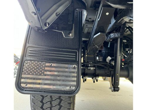Truck Hardware Gatorback Black American Flag Mud Flaps - Set of 4 - Fits 2023-2026 Ford F-250/F-350 customer photo