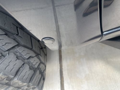 Truck Hardware Front Fender Plugs - 2 Pack - Shadow Gray customer photo