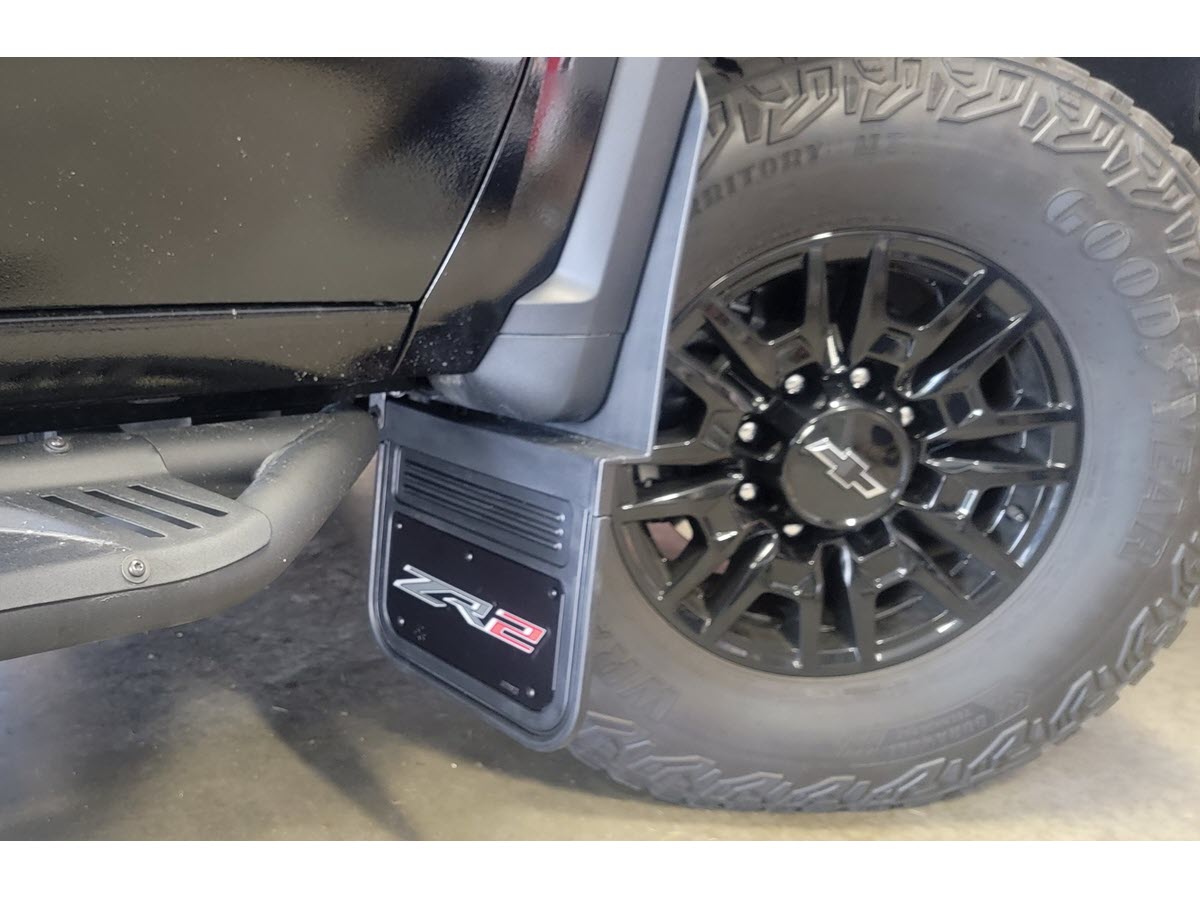 Truck Hardware Gatorback Anodized ZR2 Mud Flaps - Set of 4 - Fits