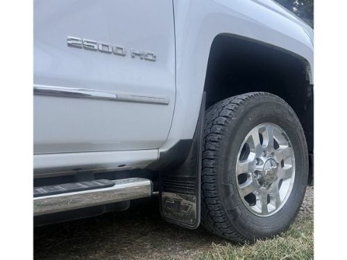 Truck Hardware Gatorback Black Bowtie Dually Mud Flaps - Set of 4 - Fits 2015-2019 Chevy Silverado 3500HD customer photo