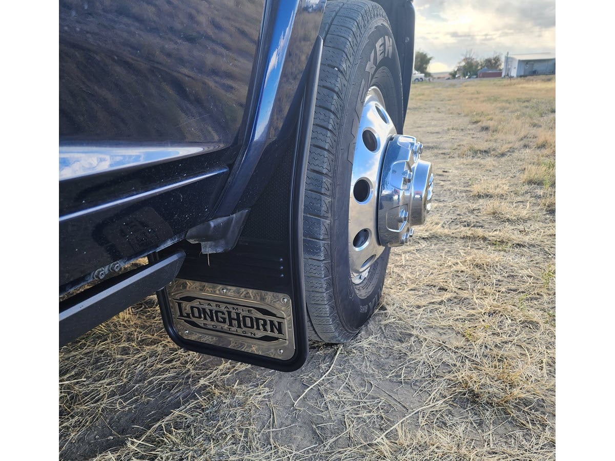 Truck Hardware Gatorback Laramie Longhorn Dually Mud Flaps - Set