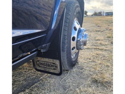 Truck Hardware Gatorback Laramie Longhorn Mud Flaps - Front Pair