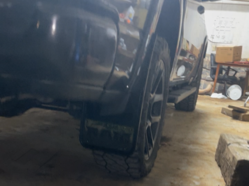 Truck Hardware Gatorback Gunmetal RAM Text Mud Flaps - Set of 4 - Fits 2019-2026 RAM 1500 customer photo