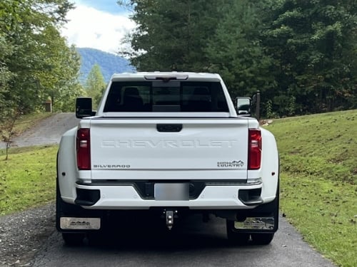Truck Hardware Gatorback High Country Dually Mud Flaps - Rear Pair - Fits 2020-2026 Chevy Silverado 3500HD customer photo