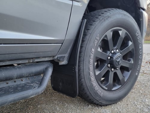 Truck Hardware Gatorback Anodized RAM Text Mud Flaps - Set of 4 - Fits 2019-2026 RAM 2500/3500 customer photo