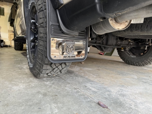 Truck Hardware Gatorback Gunmetal RAM Head Mud Flaps - Set of 4 - Fits 2019-2026 RAM 1500 customer photo