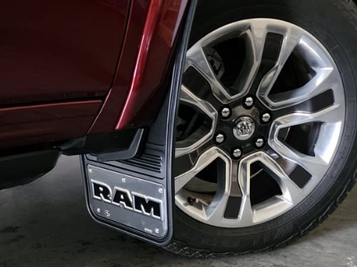 Truck Hardware Gatorback RAM Text Mud Flaps - Set of 4 - Fits 2019-2026 RAM 1500 customer photo