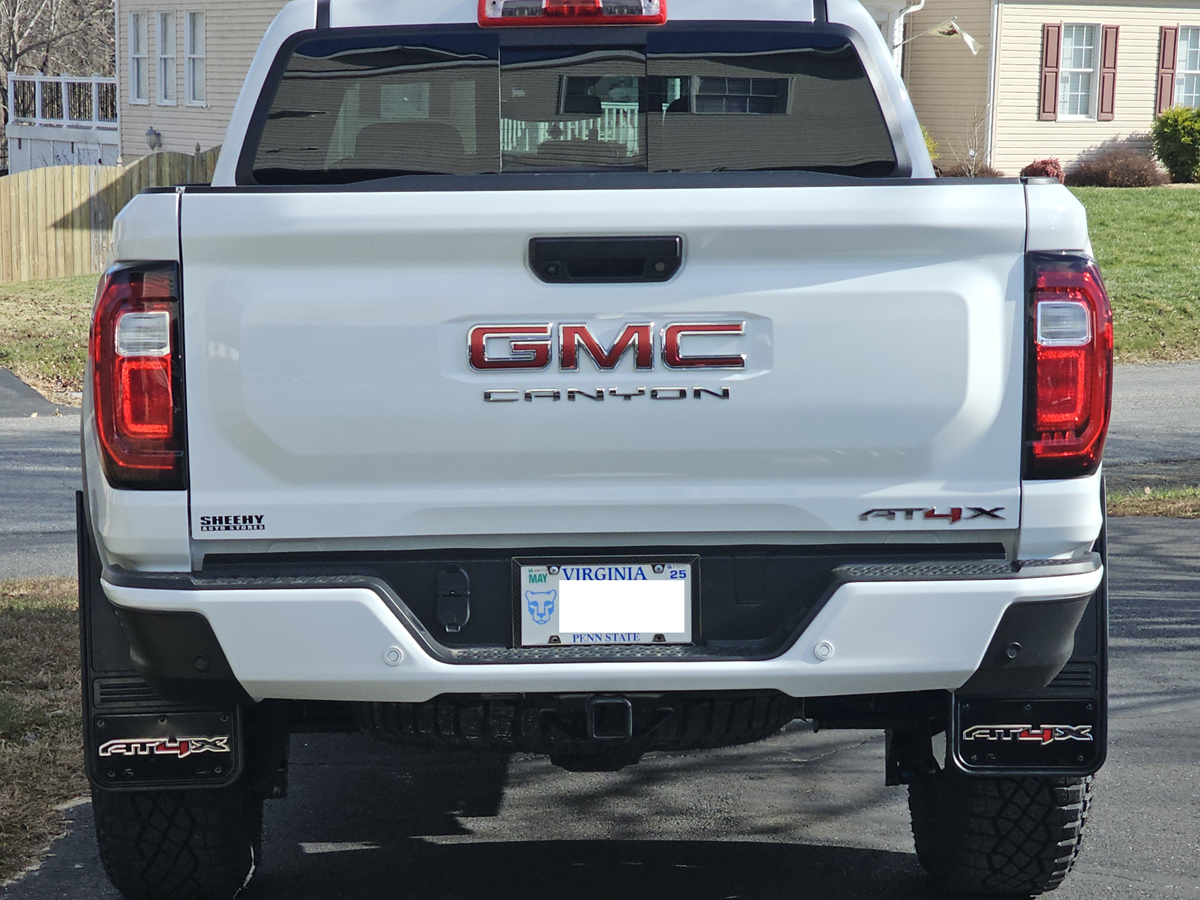 Truck Hardware Gatorback Black Wrap AT4X Mud Flaps - Set of 4