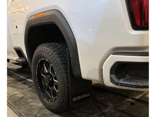 Truck Hardware Gatorback Black Wrap Denali Mud Flaps & Caps - Set of 4 - Fits 2020-2026 GMC Sierra 2500/3500HD customer photo