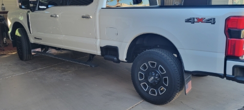 Truck Hardware Gatorback American Flag Mud Flaps - Set of 4 - Fits 2023-2026 Ford F-250/F-350 customer photo