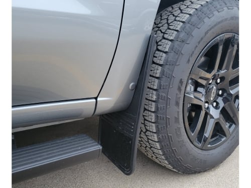 Truck Hardware Gatorback Black Plate Mud Flaps - Set of 4 - Fits 2019-2026 Chevy Silverado 1500 customer photo