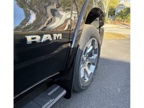 Truck Hardware Razorback Rubber Mud Flaps - Set of 4 - Fits 2019-2026 RAM 1500 customer photo