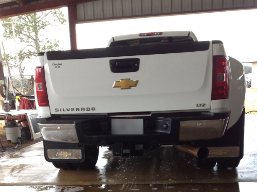 Truck Hardware Gatorback Gold Bowtie Dually Mud Flaps - Set of 4 - Fits 2015-2019 Chevy Silverado 3500HD customer photo