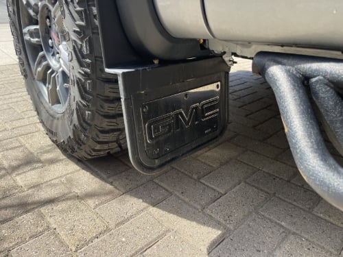 Truck Hardware Gatorback Gunmetal GMC Mud Flaps - Set of 4 - Fits 2023-2026 GMC Sierra 1500 AT4X customer photo