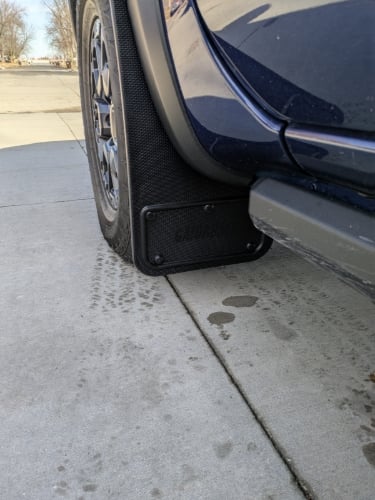Truck Hardware Gatorback Rubber Mud Flaps - Set of 4 - Fits 2022-2026 Nissan Frontier customer photo
