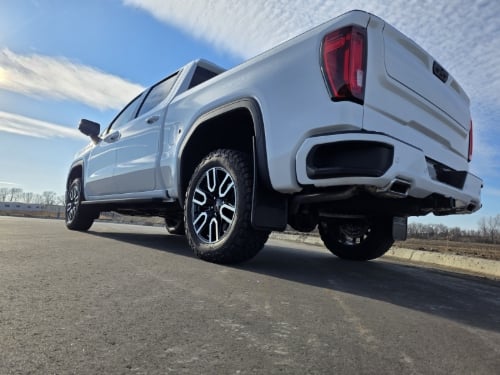 Truck Hardware Gatorback Black Plate Mud Flaps - Set of 4 - Fits 2019-2026 GMC Sierra 1500 customer photo