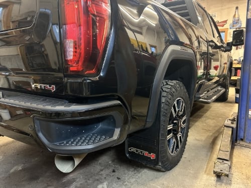Truck Hardware Gatorback AT4 Black Wrap Mud Flaps & Caps - Set of 4 - Fits 2020-2026 GMC Sierra 2500/3500HD customer photo
