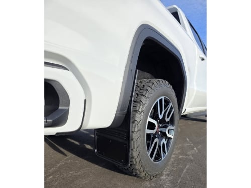 Truck Hardware Gatorback Black Plate Mud Flaps - Set of 4 - Fits 2019-2026 GMC Sierra 1500 customer photo