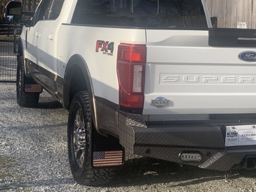 Truck Hardware Gatorback American Flag Mud Flaps - Set of 4 - Fits 2017-2022 Ford F-250/F-350 customer photo