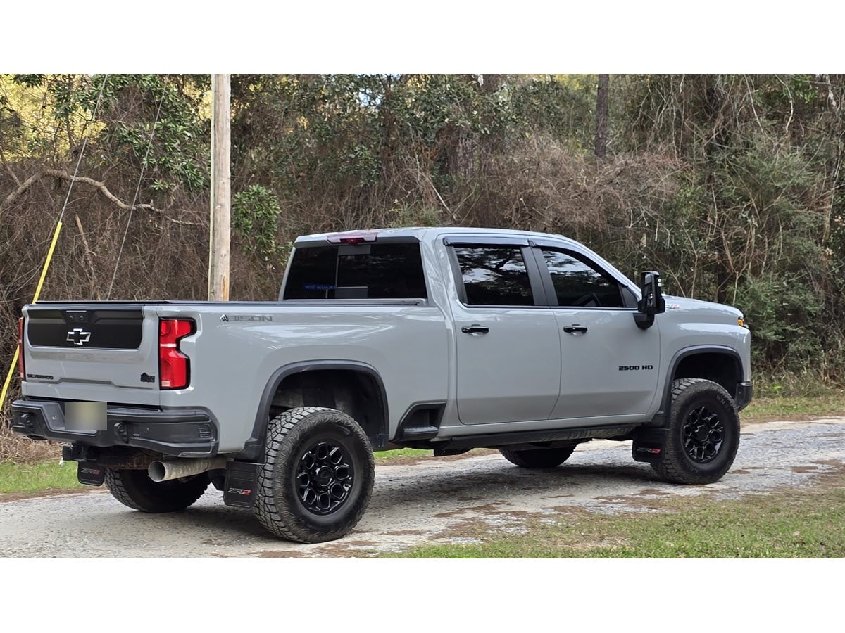 Truck Hardware Gatorback Anodized ZR2 Mud Flaps - Set of 4 - Fits