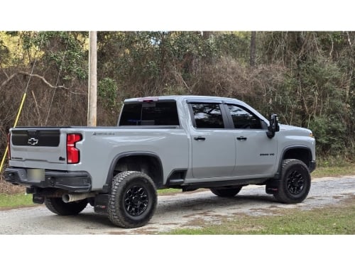 Truck Hardware Gatorback Anodized ZR2 Mud Flaps - Set of 4 - Fits 2024-2026 Chevy Silverado 2500/3500HD ZR2 customer photo