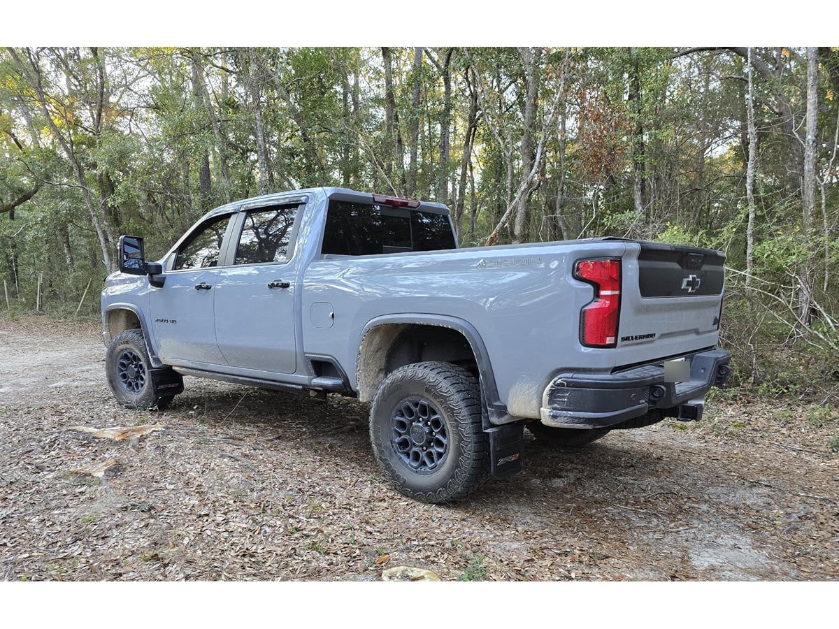 Truck Hardware Gatorback Anodized ZR2 Mud Flaps - Set of 4 - Fits