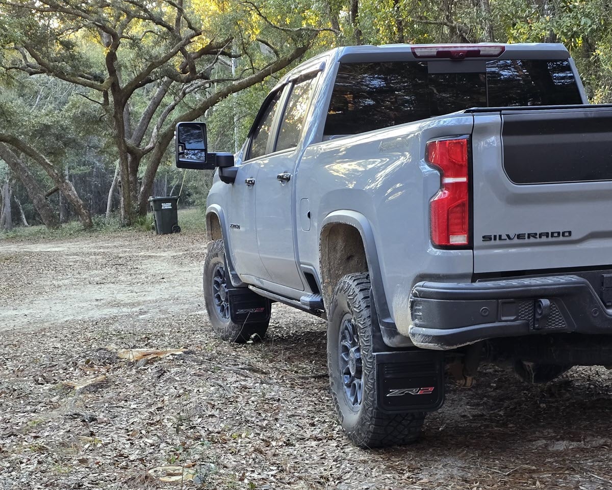 Truck Hardware Gatorback Anodized ZR2 Mud Flaps - Set of 4 - Fits