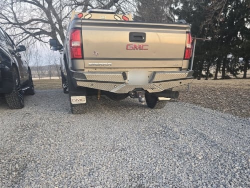 Truck Hardware Gatorback Red GMC Mud Flaps - Set of 4 - Fits 2014-2018 GMC Sierra 1500 & 2015-2019 2500/3500HD customer photo