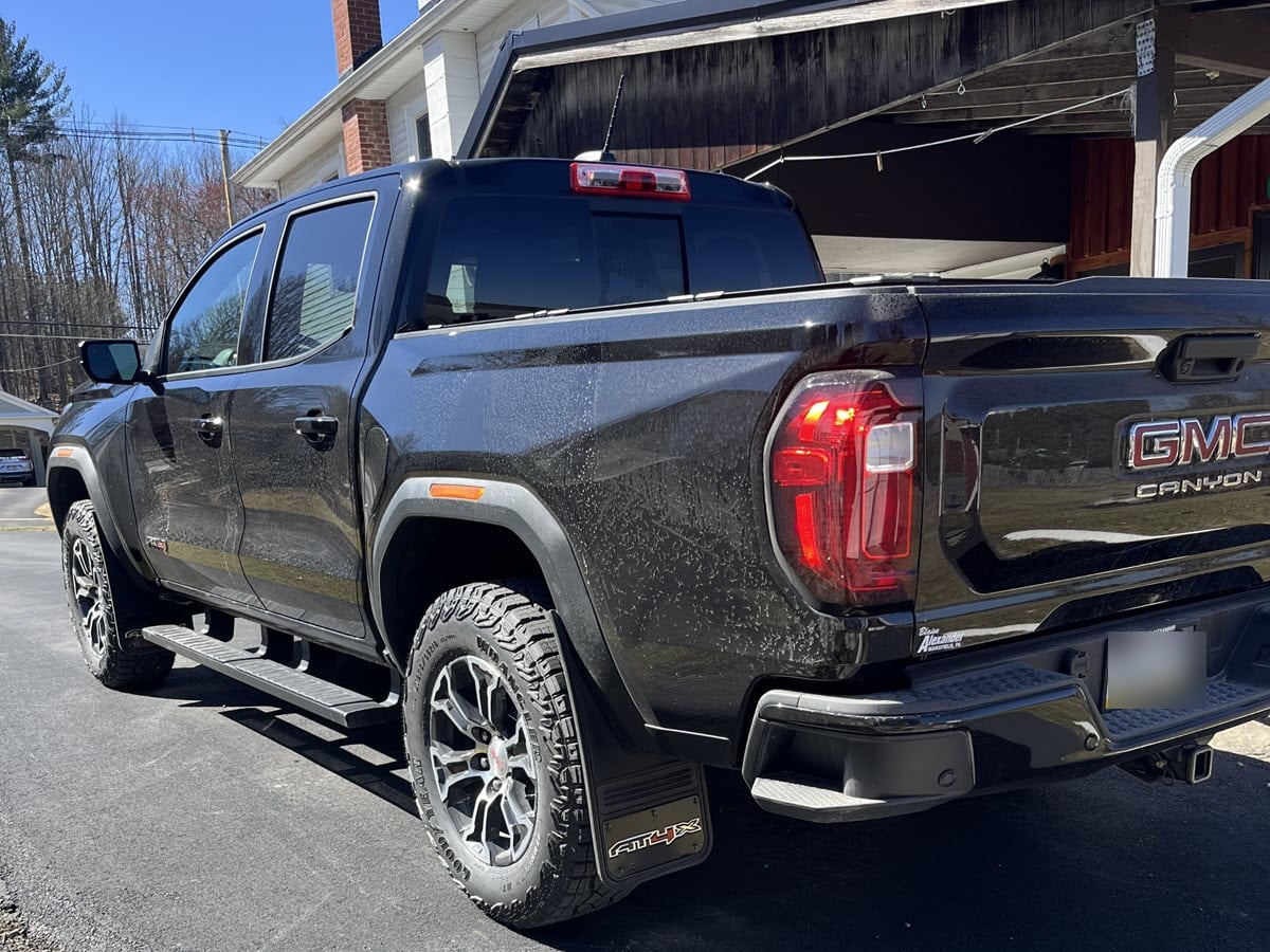 Truck Hardware Gatorback Black Wrap AT4X Mud Flaps - Set of 4