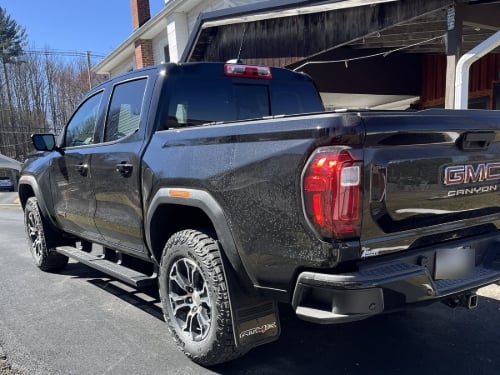 Truck Hardware Gatorback Black Wrap AT4X Mud Flaps - Set of 4 - 2023-2026 GMC Canyon customer photo