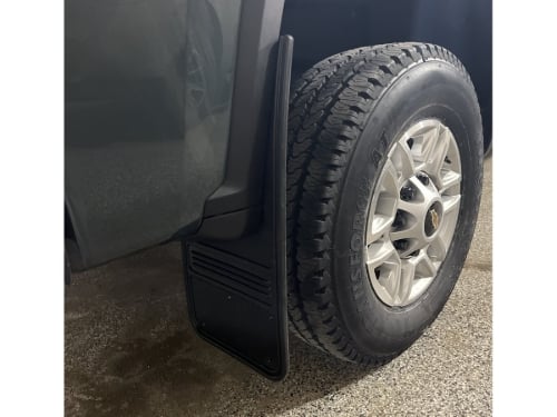 Truck Hardware Gatorback Rubber Mud Flaps - Set of 4 - Fits 2020-2026 Chevy Silverado 2500/3500HD customer photo