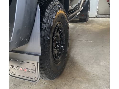 Truck Hardware Gatorback Anodized AT4X Mud Flaps - Set of 4 - Fits 2024-2026 GMC Canyon AT4X AEV customer photo