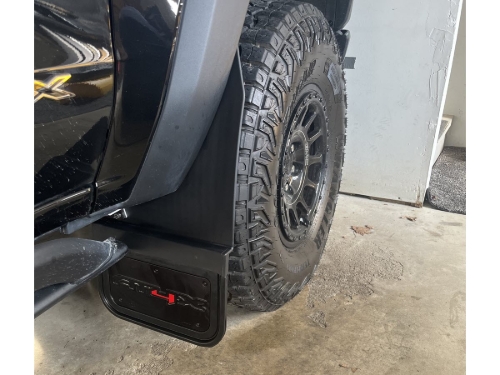 Truck Hardware Gatorback Anodized AT4X Mud Flaps - Set of 4 - Fits 2024-2026 GMC Canyon AT4X AEV customer photo