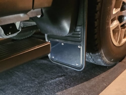 Truck Hardware Gatorback Stainless Plate Mud Flaps - Set of 4 - Fits 2020-2026 Chevy Silverado 2500/3500HD customer photo