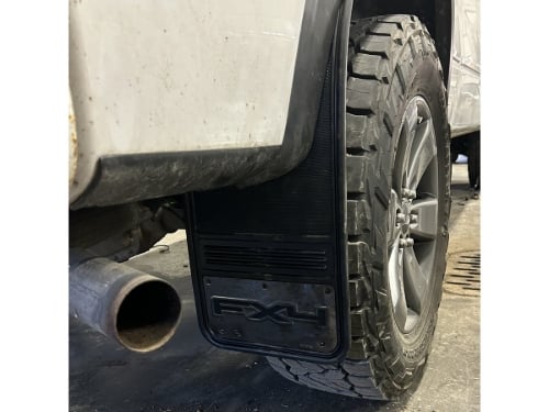 Truck Hardware Gatorback Gunmetal FX4 Logo Mud Flaps - Set of 4 - Fits 2015-2020 Ford F-150 customer photo