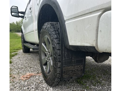 Truck Hardware Gatorback Gunmetal FX4 Logo Mud Flaps - Set of 4 - Fits 2015-2020 Ford F-150 customer photo