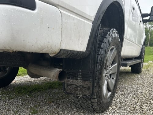 Truck Hardware Gatorback Gunmetal FX4 Logo Mud Flaps - Set of 4 - Fits 2015-2020 Ford F-150 customer photo