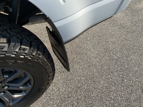 Truck Hardware Gatorback Orange Tremor Anodized Plate Mud Flaps